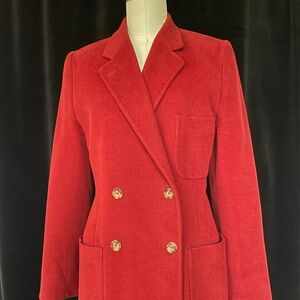 Luciano Barbera double-breasted wool jacket